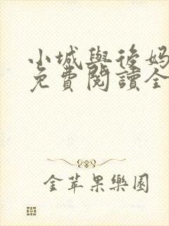 小城与后妈小说免费阅读全文最新章节