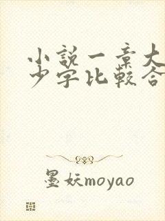小说一章大概多少字比较合适