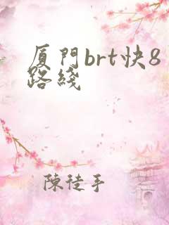 厦门brt快8路线
