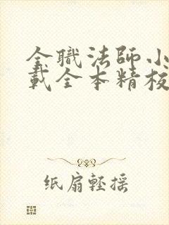 全职法师小说下载全本精校