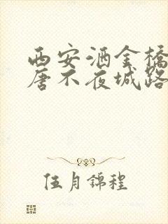 西安洒金桥到大唐不夜城路线