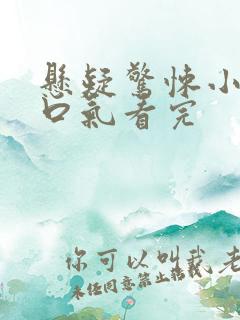 悬疑惊悚小说一口气看完