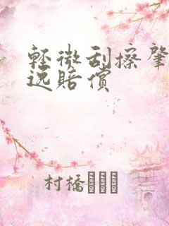 轻微刮擦肇事逃逸赔偿