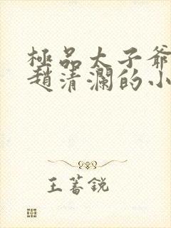 极品太子爷李辰赵清澜的小说 极品太子爷李辰赵清澜的小说