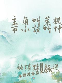 主角叫叶枫的都市小说叫什么 主角叫叶枫的都市小说叫什么