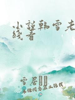 小说韩雪老谢在线看