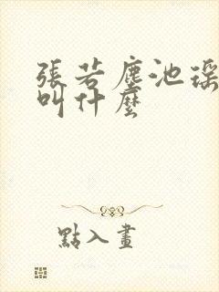 张若尘池瑶小说叫什么