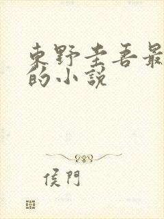 东野圭吾最好看的小说