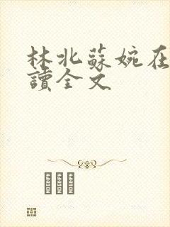 林北苏婉在线阅读全文