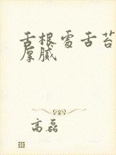 舌根处舌苔发黄厚腻 舌根处舌苔发黄厚腻