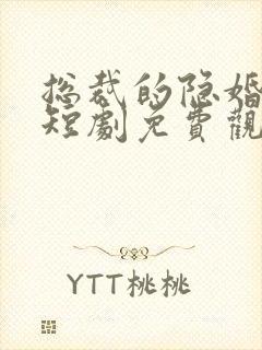 总裁的隐婚甜妻短剧免费观看