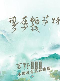 现在帕萨特落地多少钱