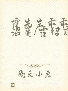 霍先生乖乖宠我温蔓/霍绍霆下装电子书
