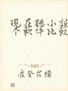 现在听小说用哪个软件比较好