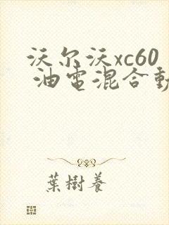 沃尔沃xc60 油电混合动力