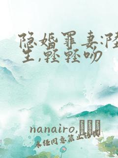 隐婚罪妻:陆先生,轻轻吻