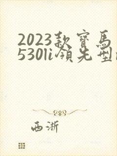 2023款宝马530li领先型m运动套装