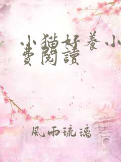 小猫好养小说免费阅读