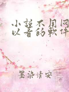 小说不用网络可以看的软件下载