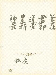 神农道君笔趣阁最新章节在线阅读 神农道君笔趣阁最新章节在线阅读