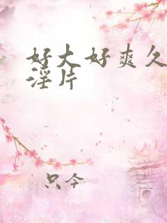 好大好爽久久级淫片