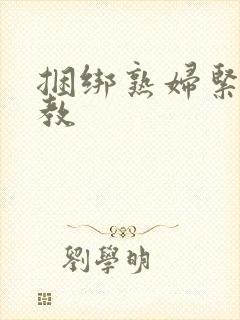 捆绑熟妇紧缚调教