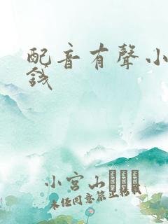 配音有声小说赚钱