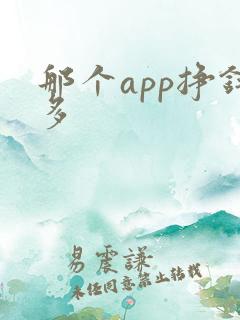 那个app挣钱多