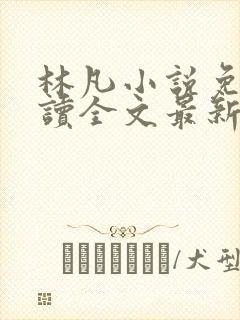 林凡小说免费阅读全文最新