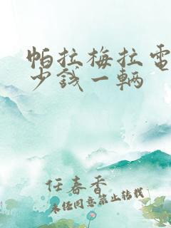 帕拉梅拉电车多少钱一辆
