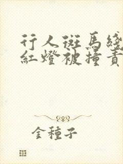 行人斑马线上闯红灯被撞责任认定