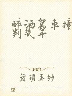 醉酒驾车撞伤人判几年