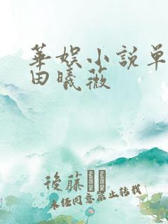 华娱小说单女主田曦薇