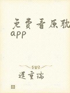 免费看原耽小说app