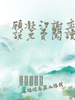 顾凝汐谢奕承小说免费阅读最新章节