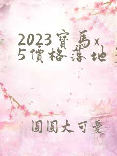 2023宝马x5价格落地多少万