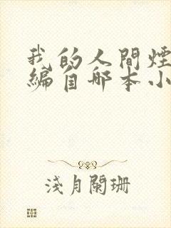 我的人间烟火改编自哪本小说
