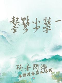 起点小说一般一章多少字