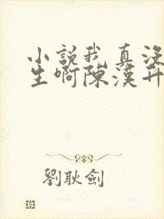 小说我真没想重生啊陈汉升
