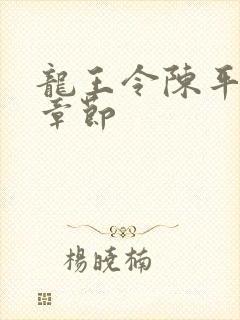 龙王令陈平全部章节