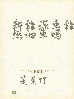 新能源车能取代燃油车吗