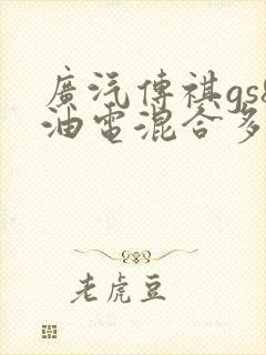 广汽传祺gs8油电混合多少钱