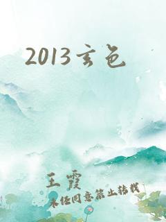2013玄色