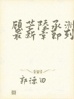 顾芒陆承洲小说最新章节列表免费