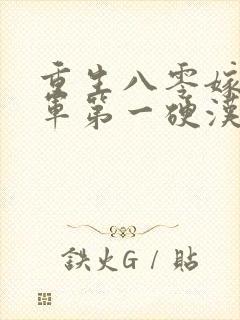 重生八零嫁给全军第一硬汉在线读