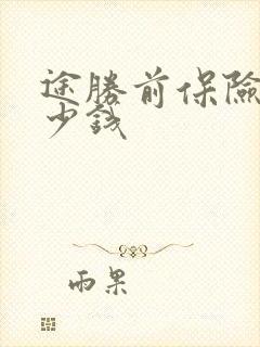 途胜前保险杠多少钱