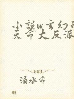 小说w玄幻我是天命大反派》