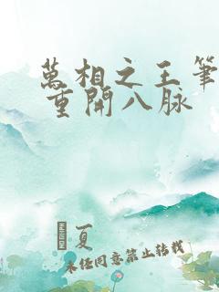 万相之王笔趣阁 重开八脉