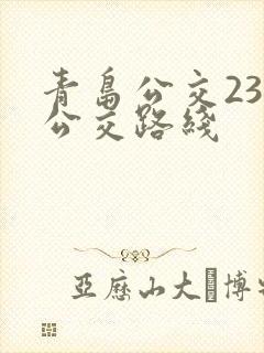 青岛公交23路公交路线
