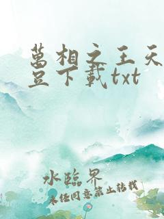 万相之王天蚕土豆下载txt 万相之王天蚕土豆下载txt